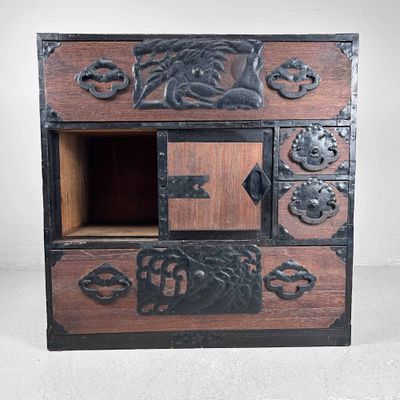 Traditional Japanese Tansu, Storage Furniture, Meiji Period.