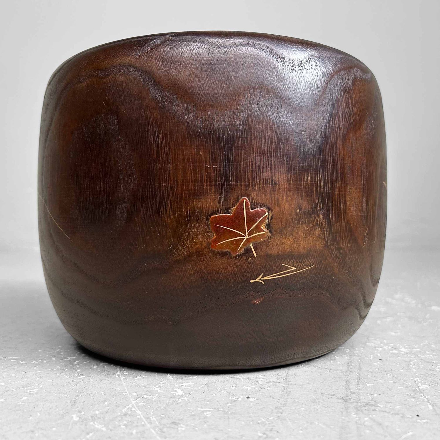 Vintage Maki-e Hibachi, Japanese Fire Pot, Shōwa period.