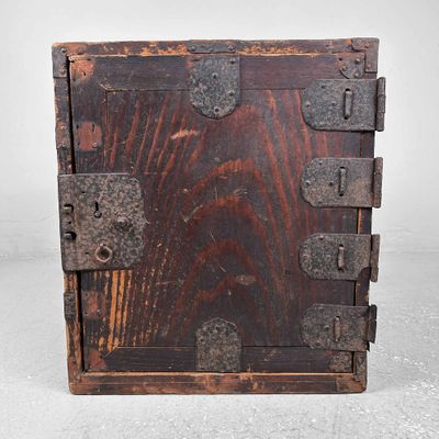 Antique Kake-Suzuri (懸硯), Document Cabinet, Edo Period, Japan.