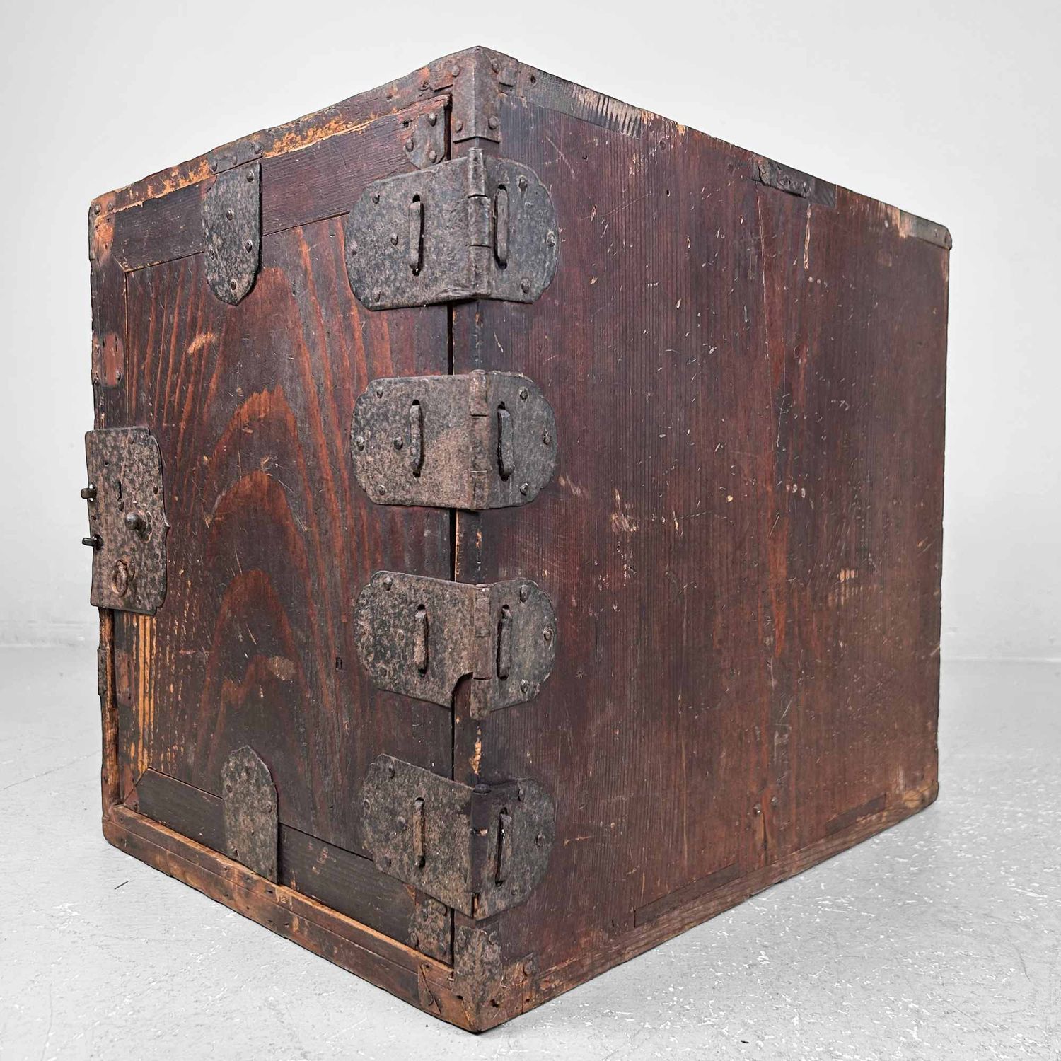 Antique Kake-Suzuri (懸硯), Document Cabinet, Edo Period, Japan.