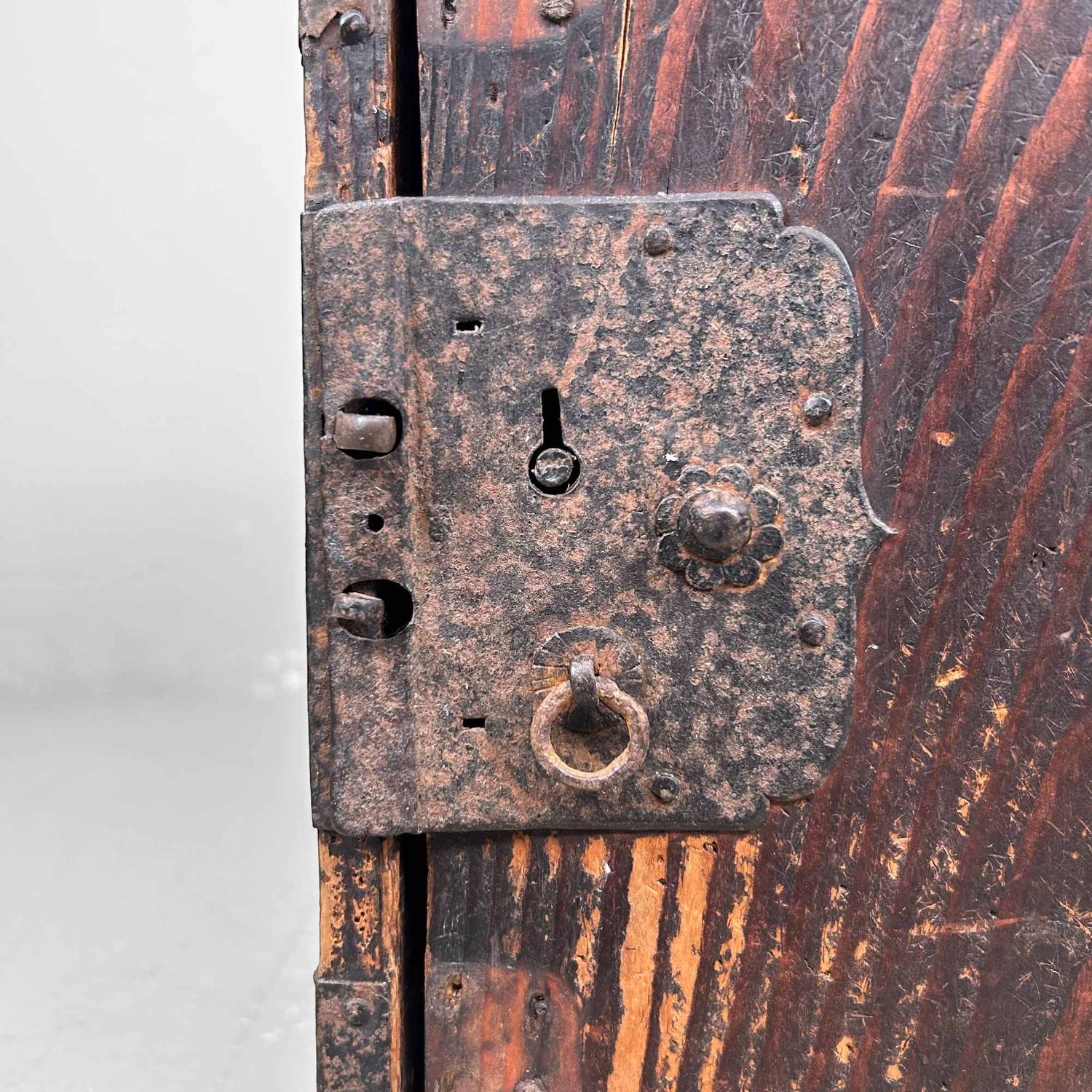 Antique Kake-Suzuri (懸硯), Document Cabinet, Edo Period, Japan.
