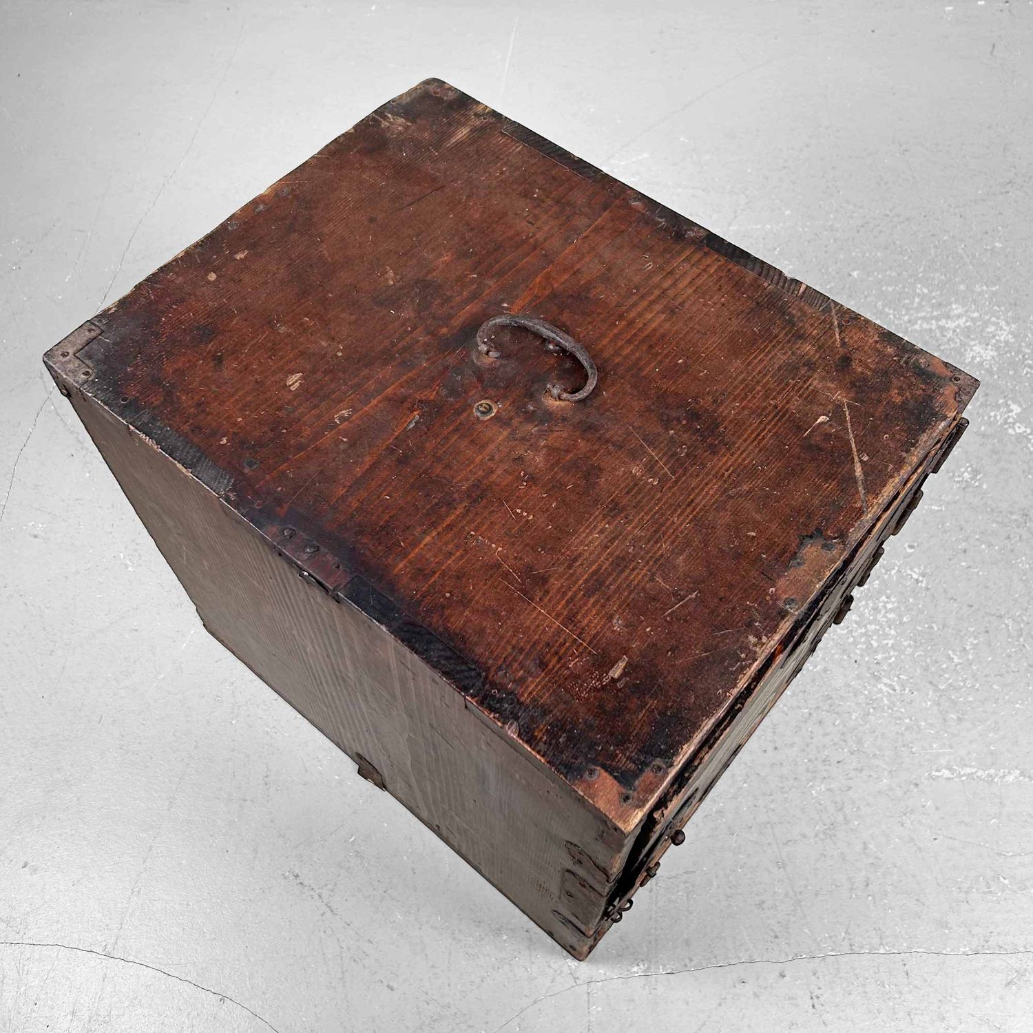 Antique Kake-Suzuri (懸硯), Document Cabinet, Edo Period, Japan.