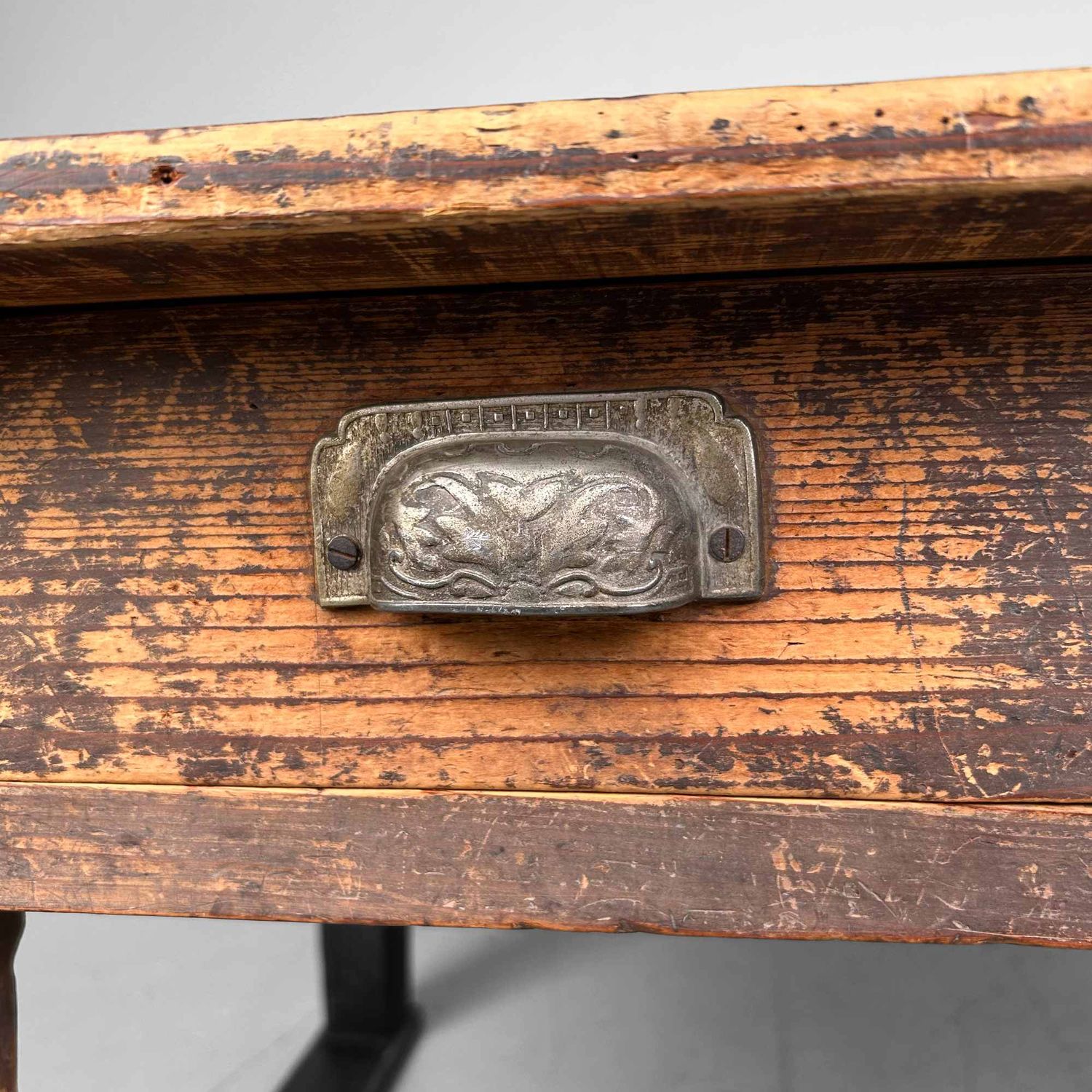 Traditionele Lage Japanse Schrijftafel Shosai-Ki, Taishō-periode.