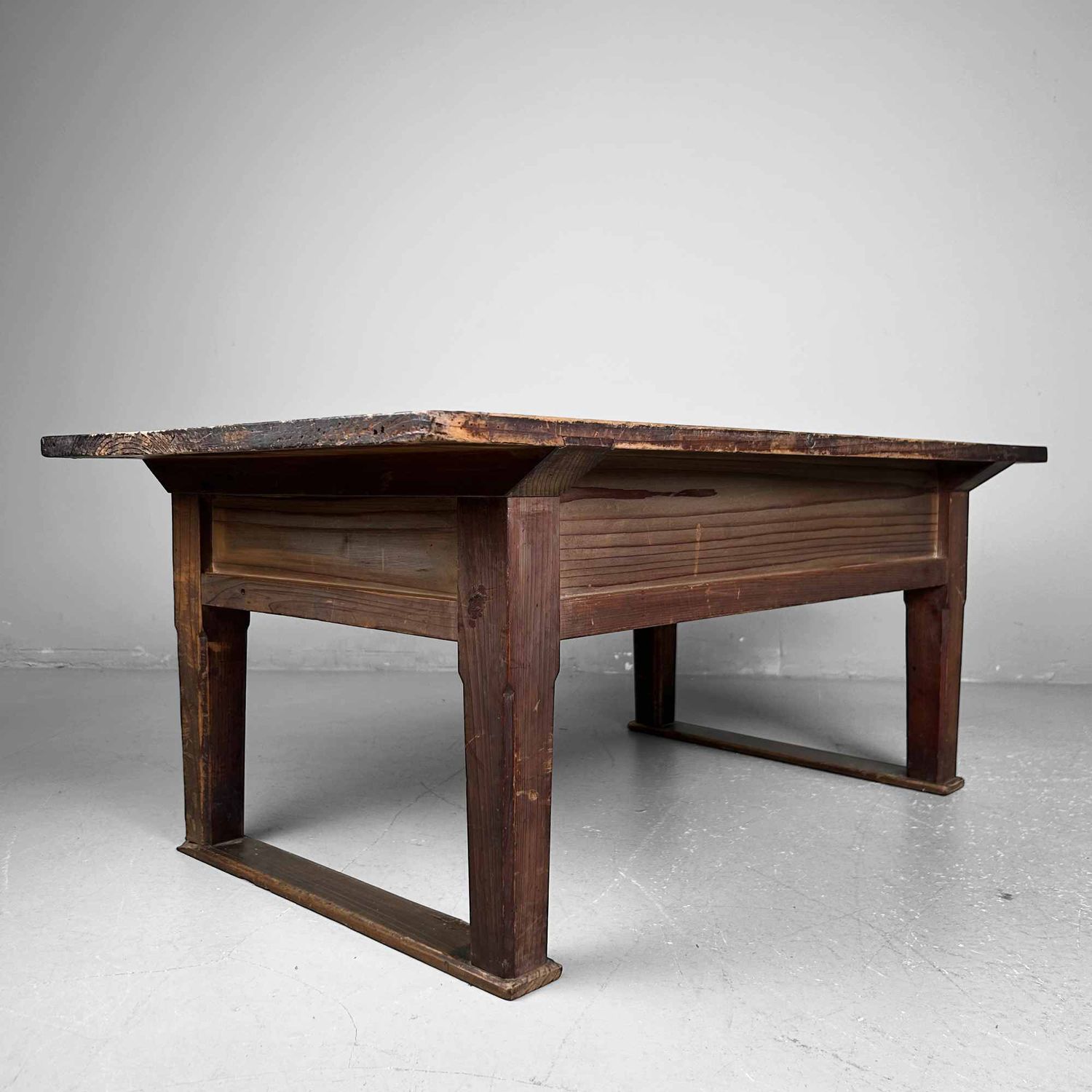 Traditionele Lage Japanse Schrijftafel Shosai-Ki, Taishō-periode.