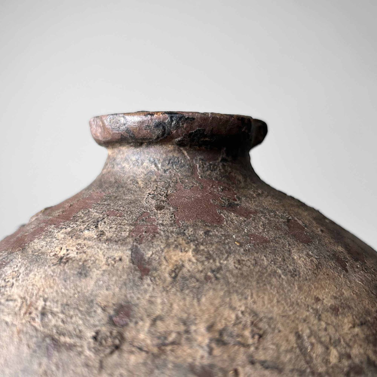 Organic Earthenware Jug, Czech Republic, 19th Century.