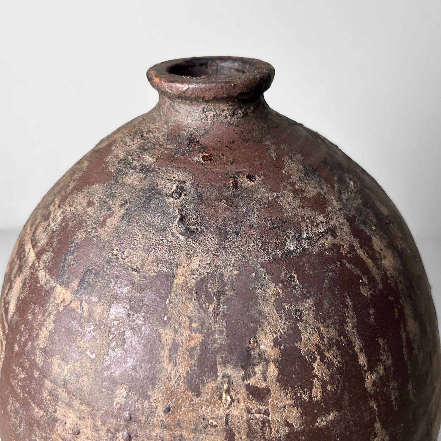 Organic Earthenware Jug, Czech Republic, 19th Century.