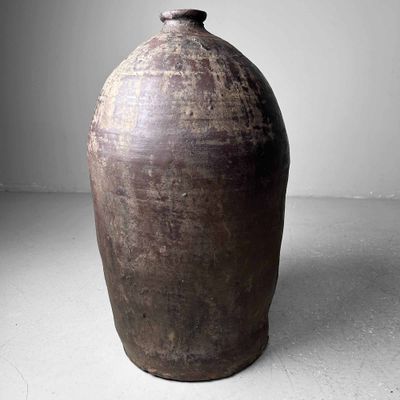 Organic Earthenware Jug, Czech Republic, 19th Century.