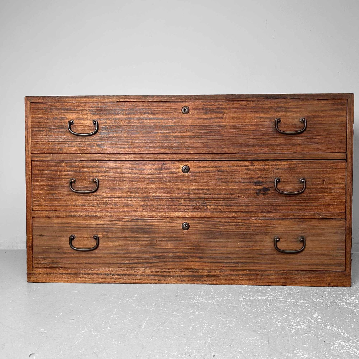 Traditional Tansu Chest of Drawers, Taishō Period, Japan.