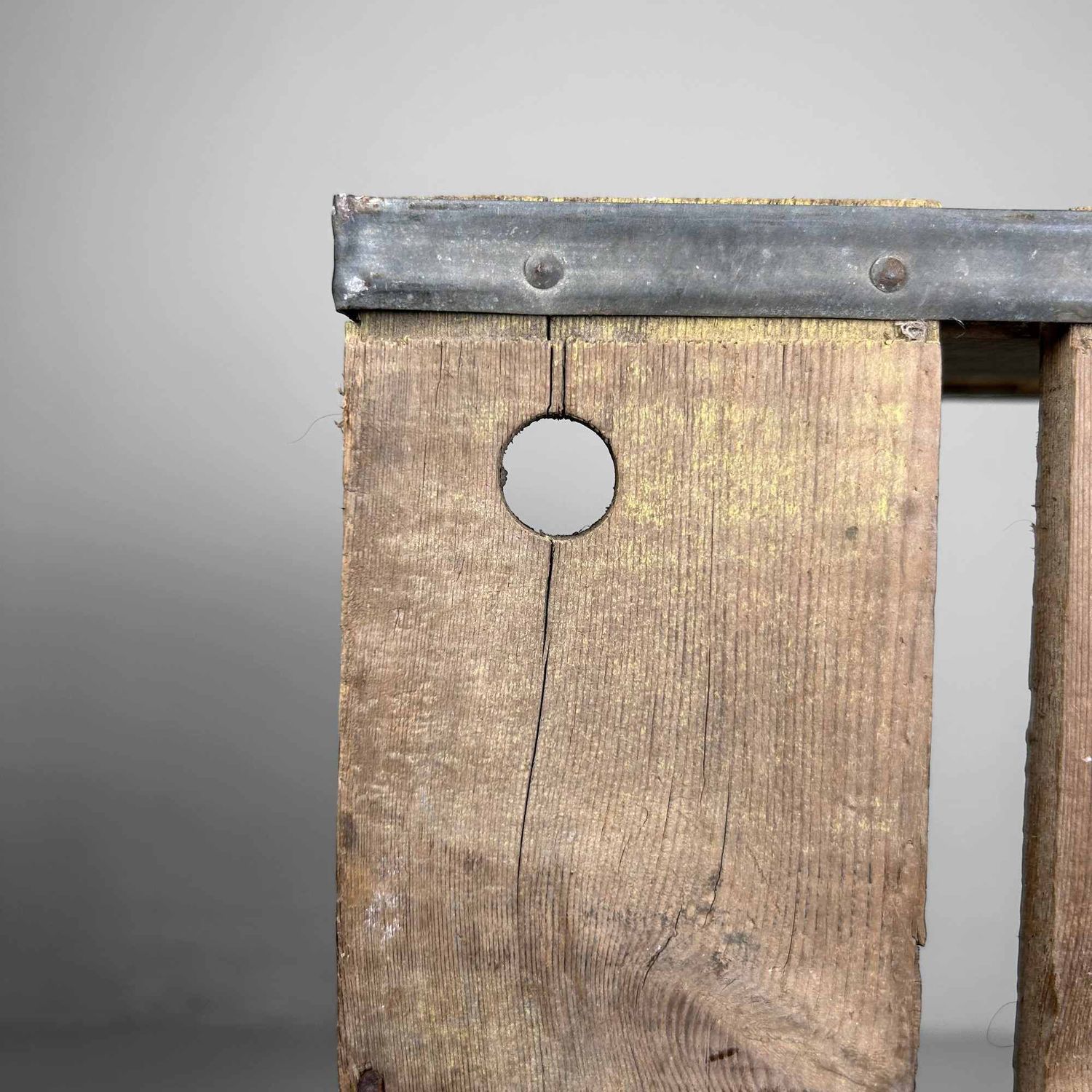 Vintage Wooden Crate, 'Meiji Milk', Japan, 1960s.