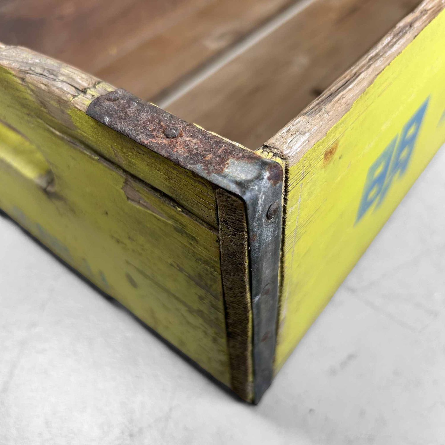 Vintage Wooden Crate, 'Meiji Milk', Japan, 1960s.