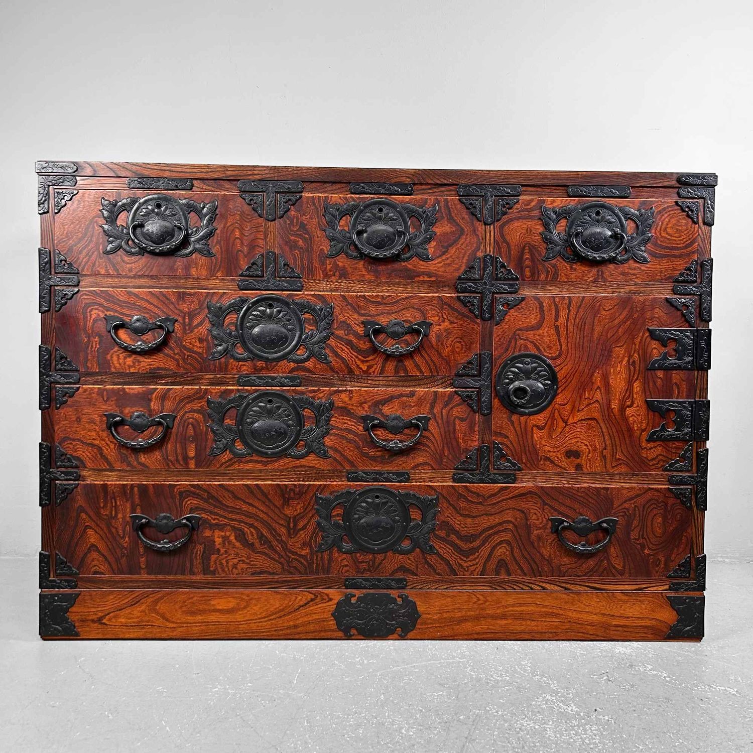 Mid-Century Tansu, Japanese Chest of Drawers, Shōwa Period.