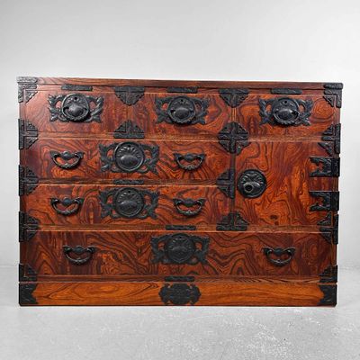 Mid Century Tansu, Japanse Ladekast, Shōwa Periode.