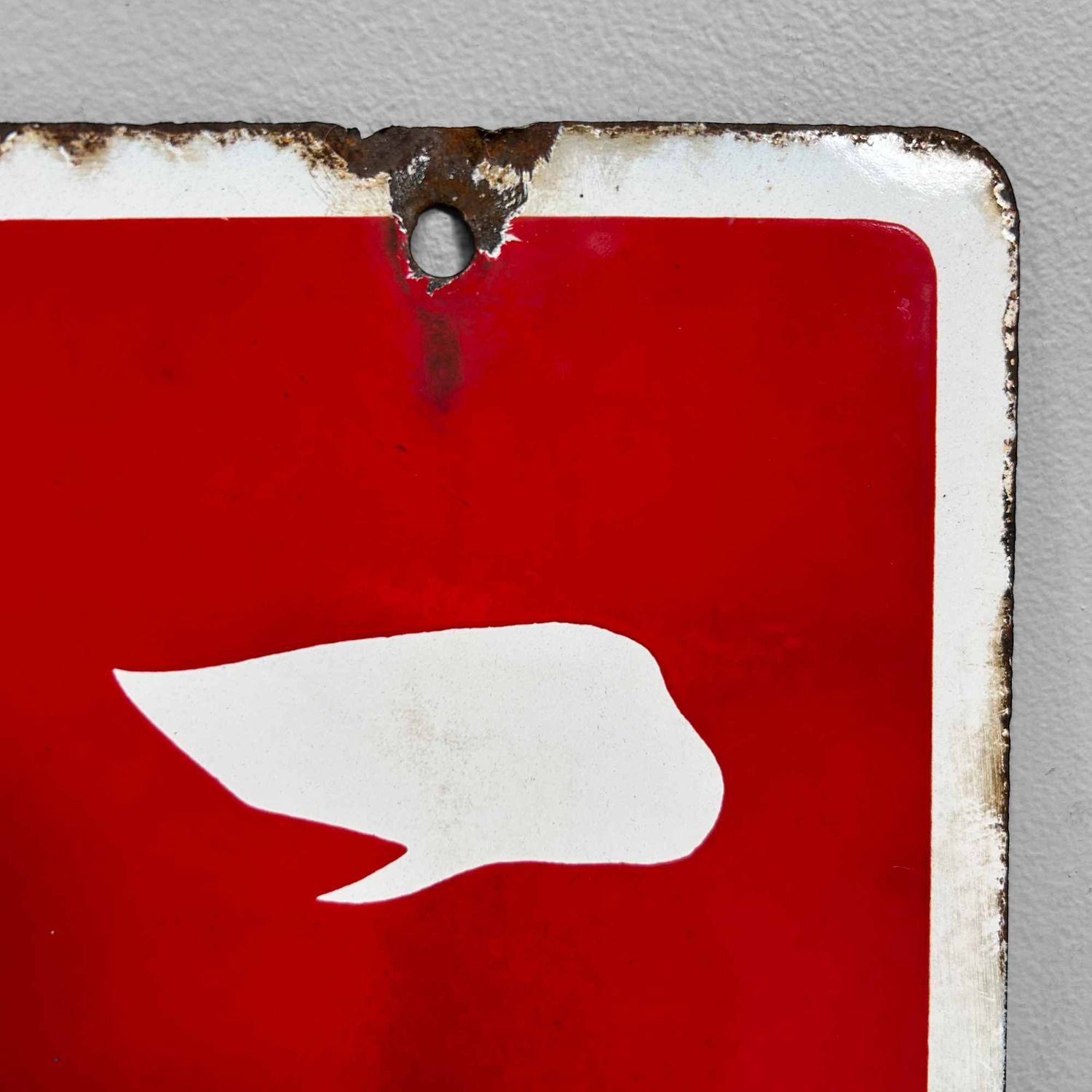 Emaille Reclamebord, たばこ LARK, Shōwa Periode, Japan.