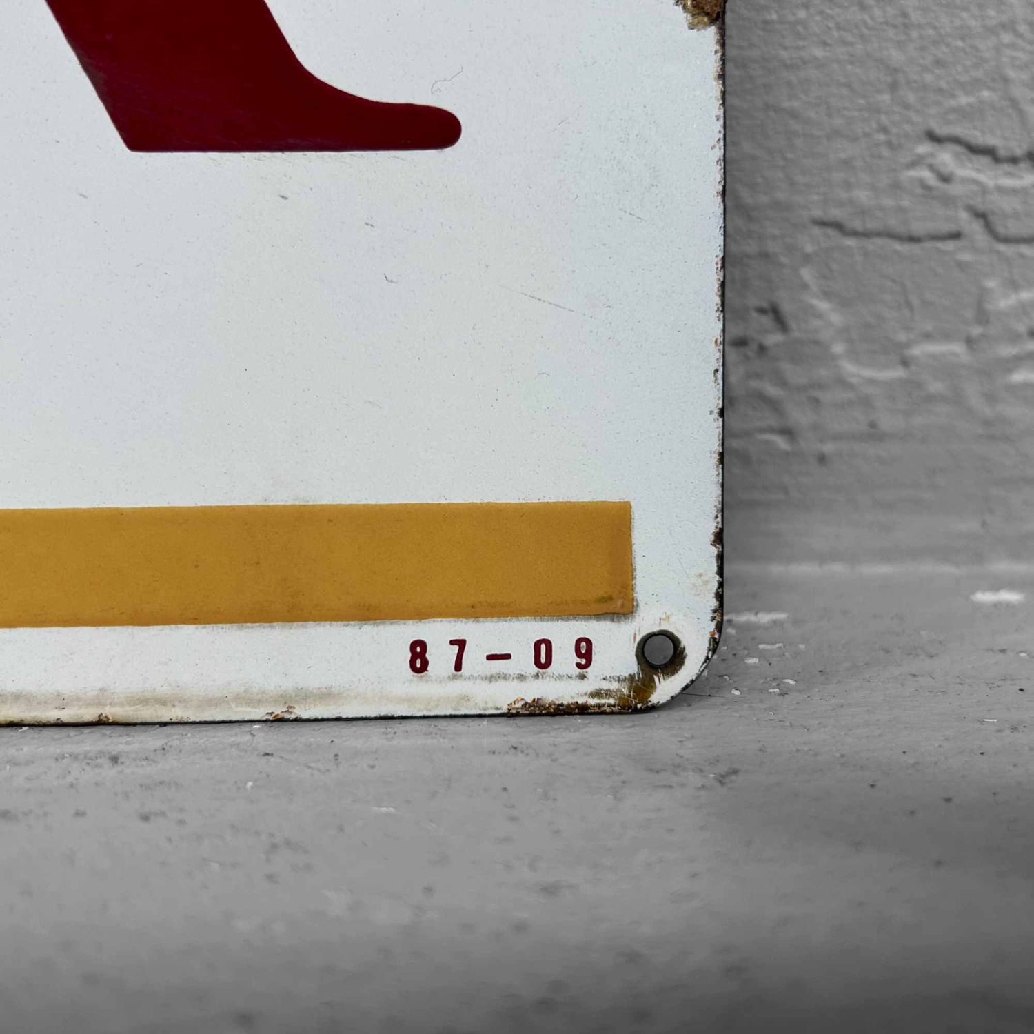 Emaille Reclamebord, たばこ LARK, Shōwa Periode, Japan.