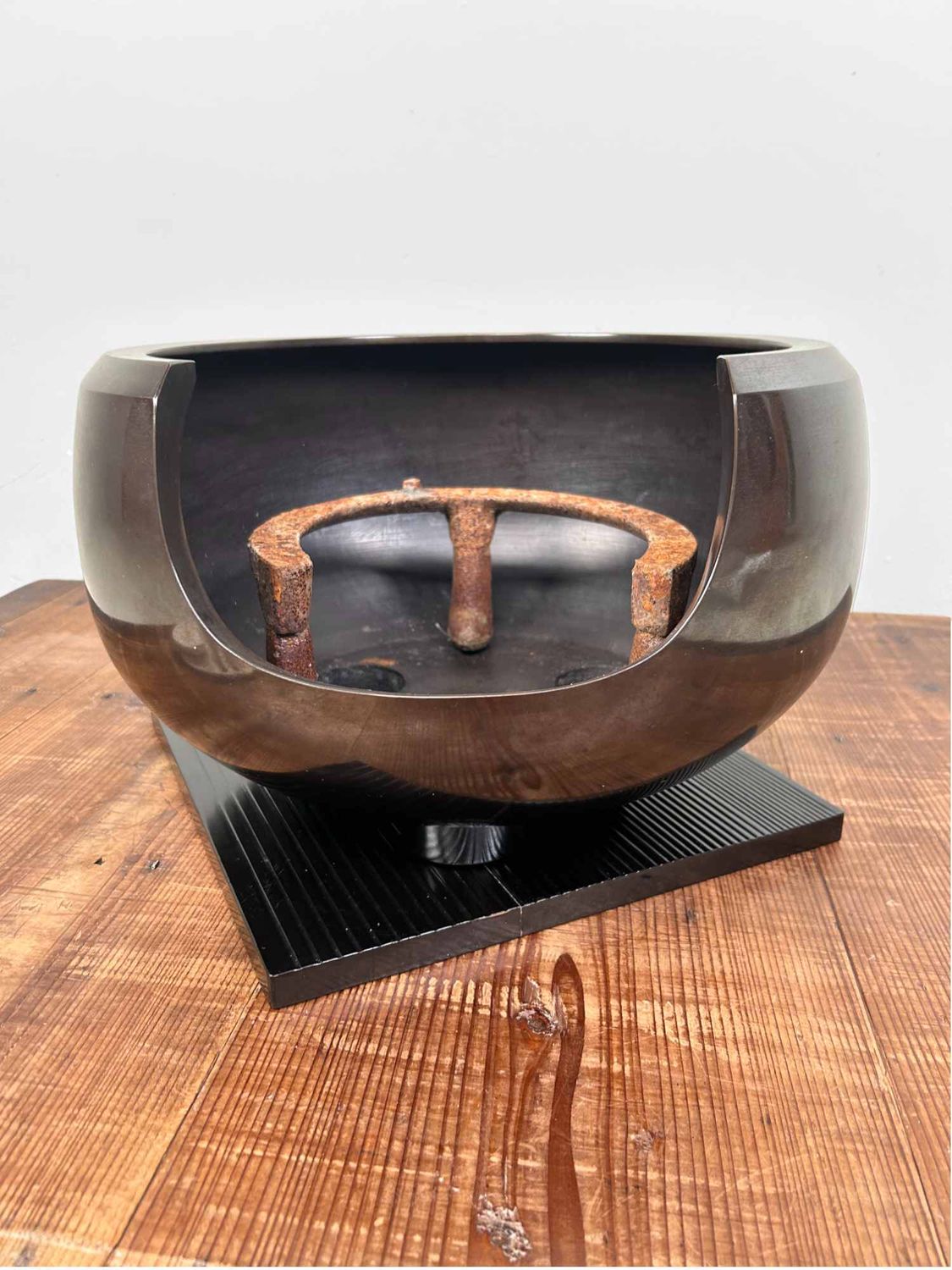Traditional Japanese Tea Ceremony Furo 風炉 Set, Shōwa Period.