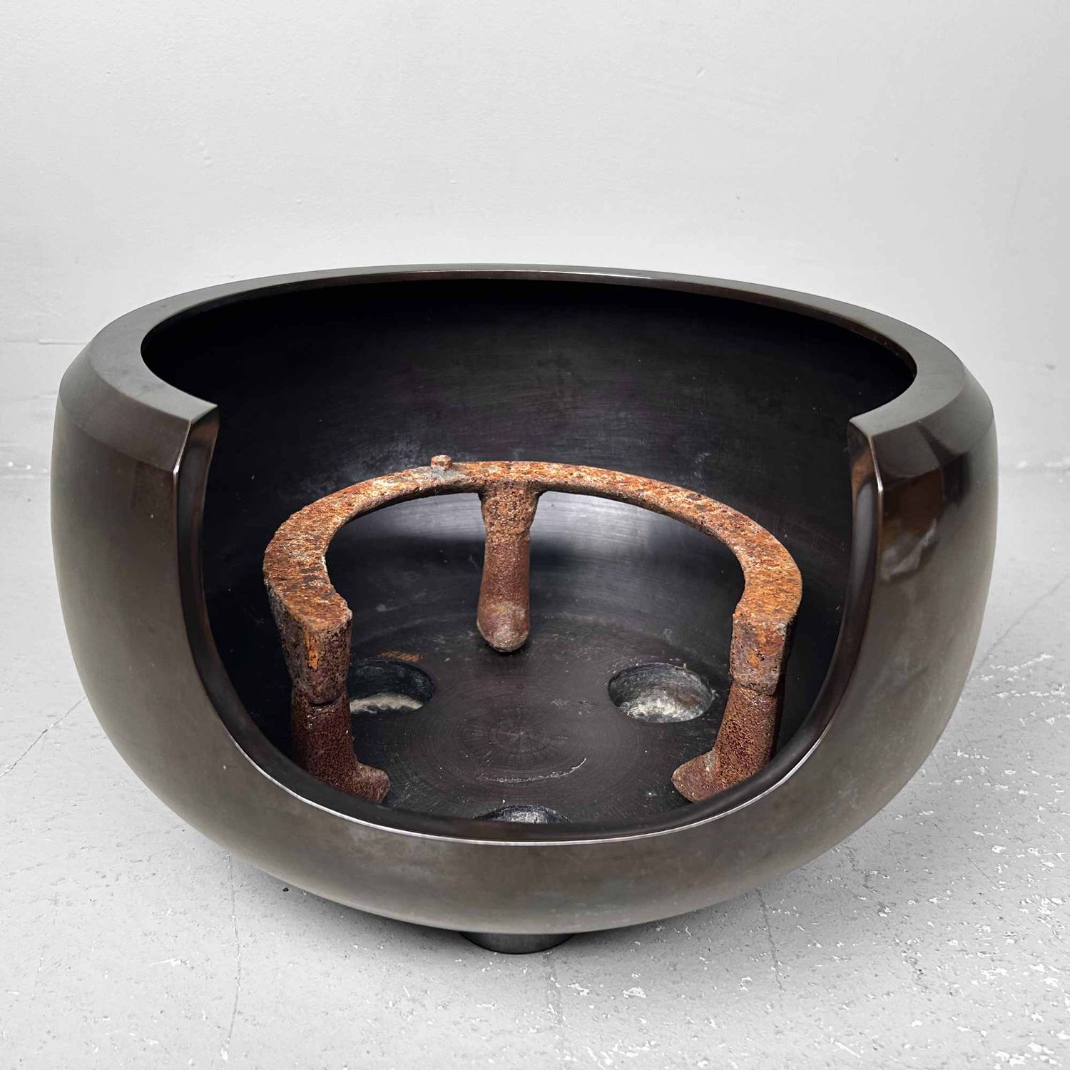 Traditional Japanese Tea Ceremony Furo 風炉 Set, Shōwa Period.