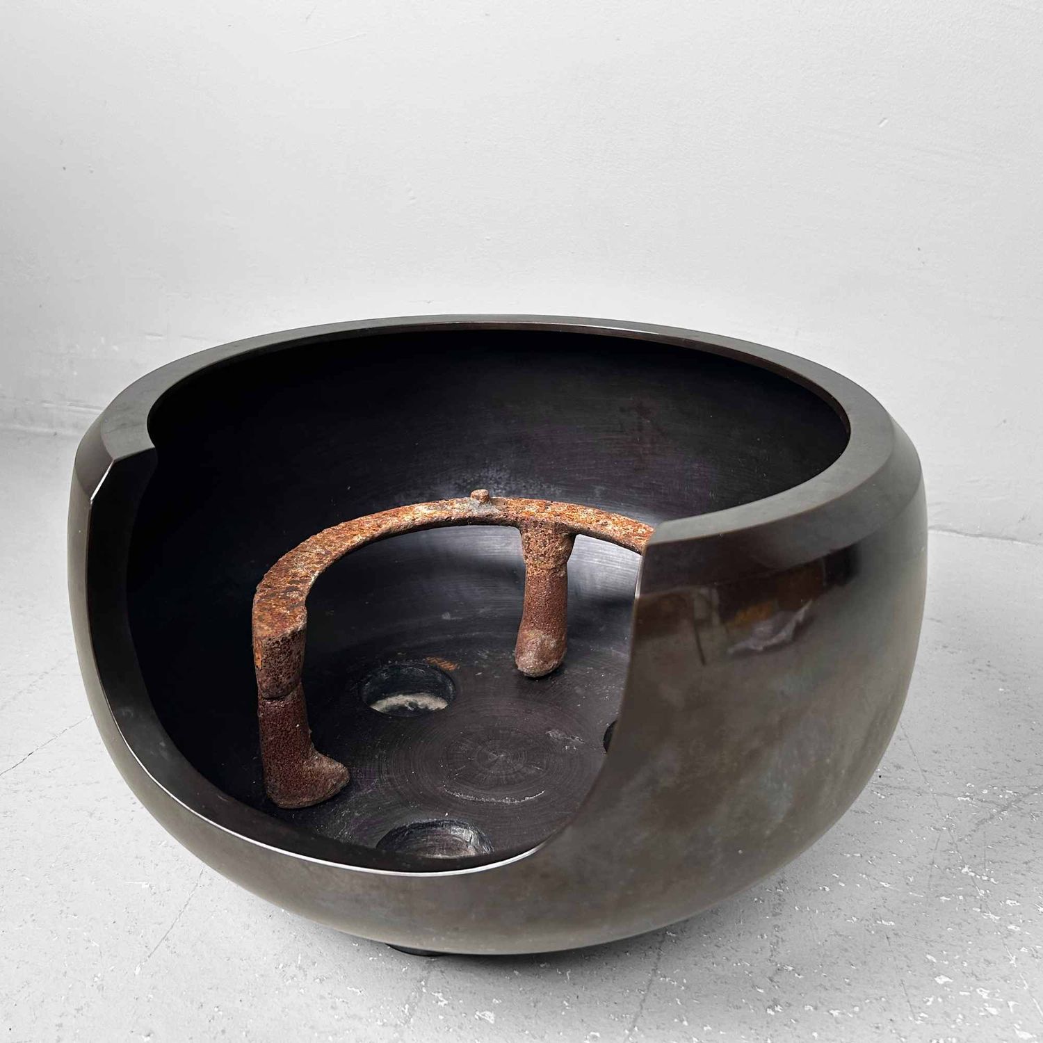 Traditional Japanese Tea Ceremony Furo 風炉 Set, Shōwa Period.