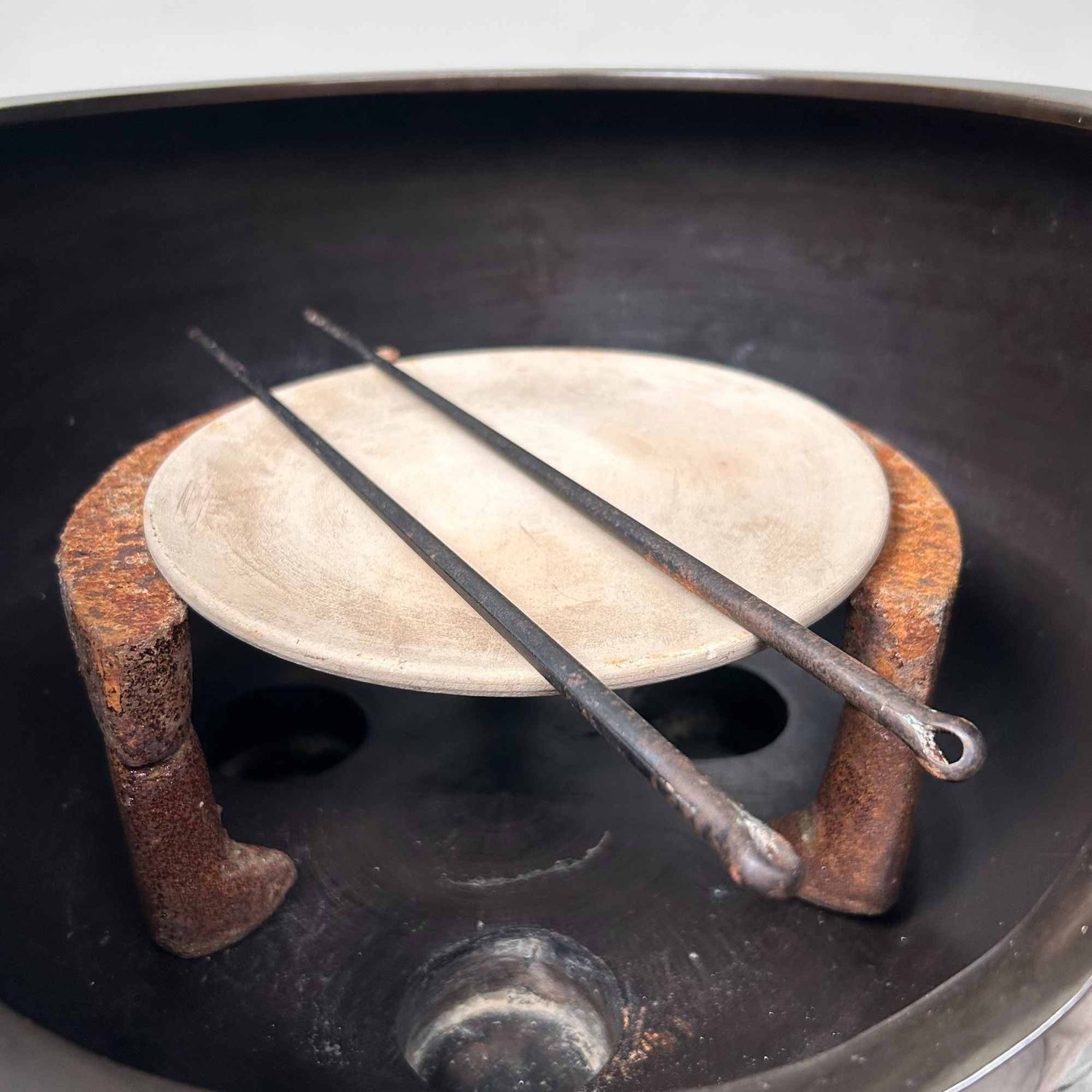 Traditional Japanese Tea Ceremony Furo 風炉 Set, Shōwa Period.