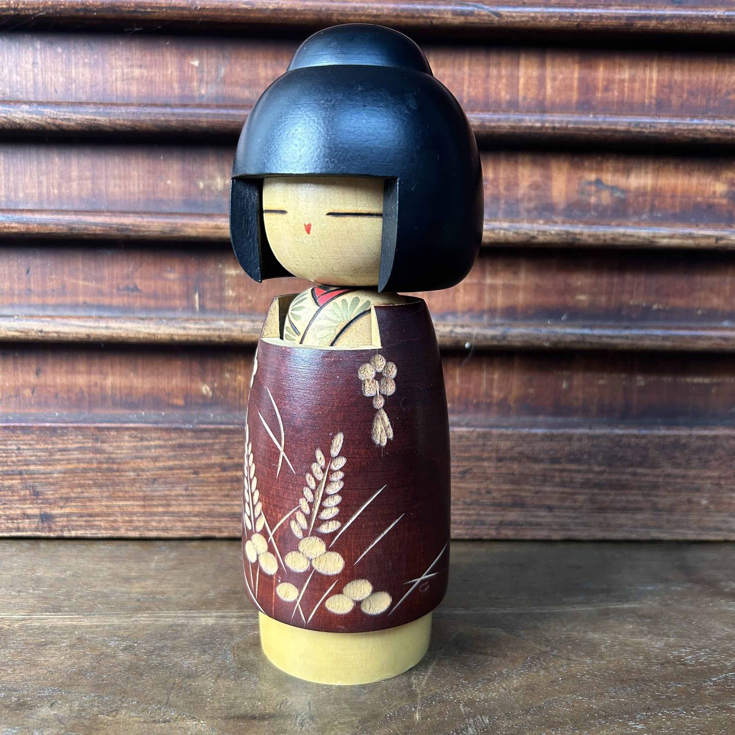Vintage Sosaku Kokeshi by Suigai Sato, Japan.