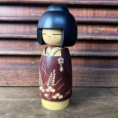 Vintage Sosaku Kokeshi by Suigai Sato, Japan.
