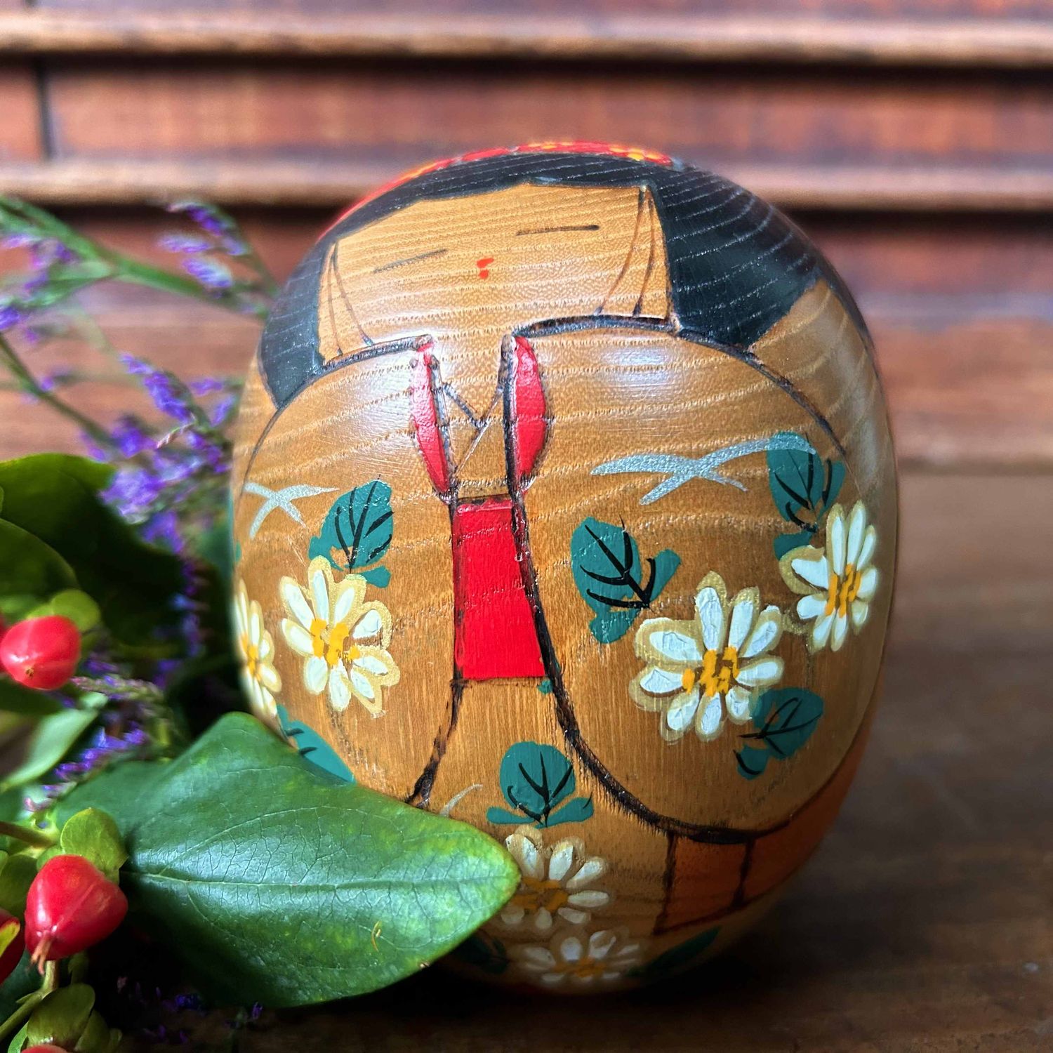Creatieve Vintage Kokeshi door Hajime Miyashita, Japan.