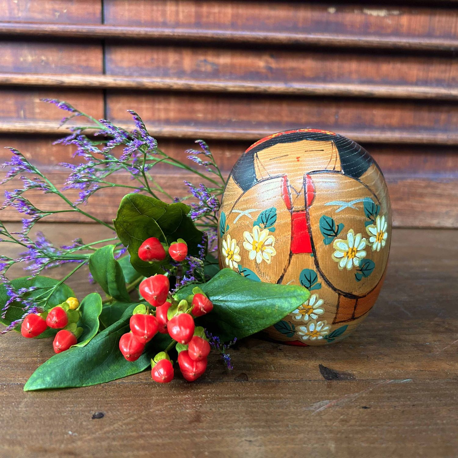 Creatieve Vintage Kokeshi door Hajime Miyashita, Japan.