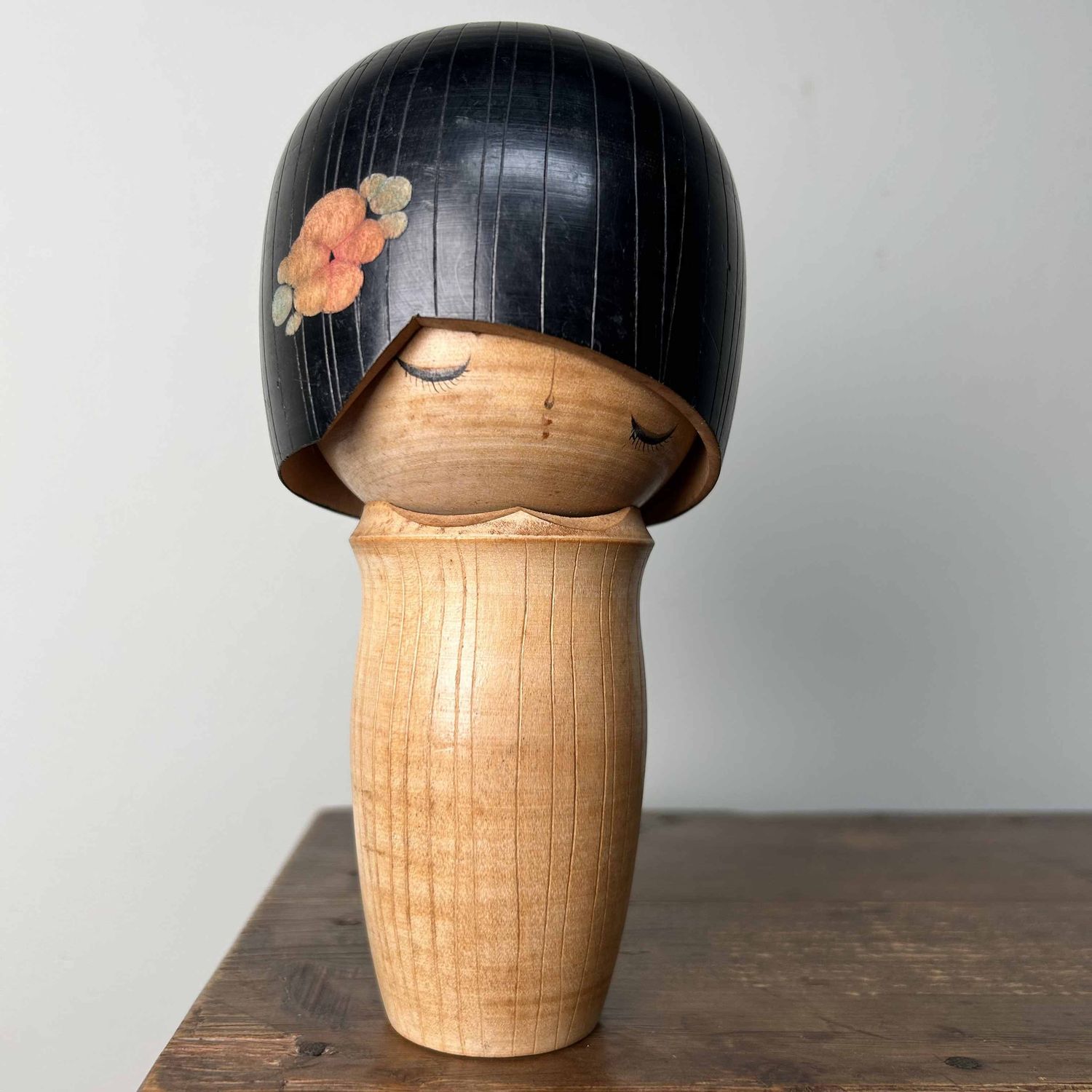 Elegant Vintage Sosaku Kokeshi by Izumi Ueda, Japan.