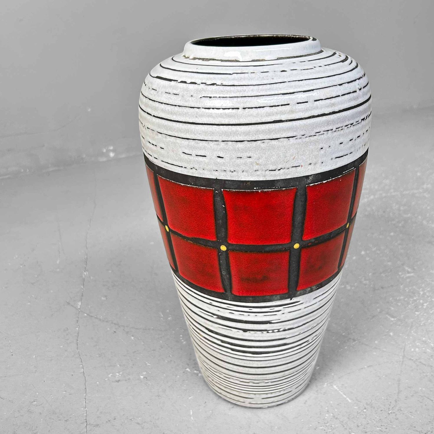 Ceramic Vase, Heinz Siery, Scheurich, 1950s.