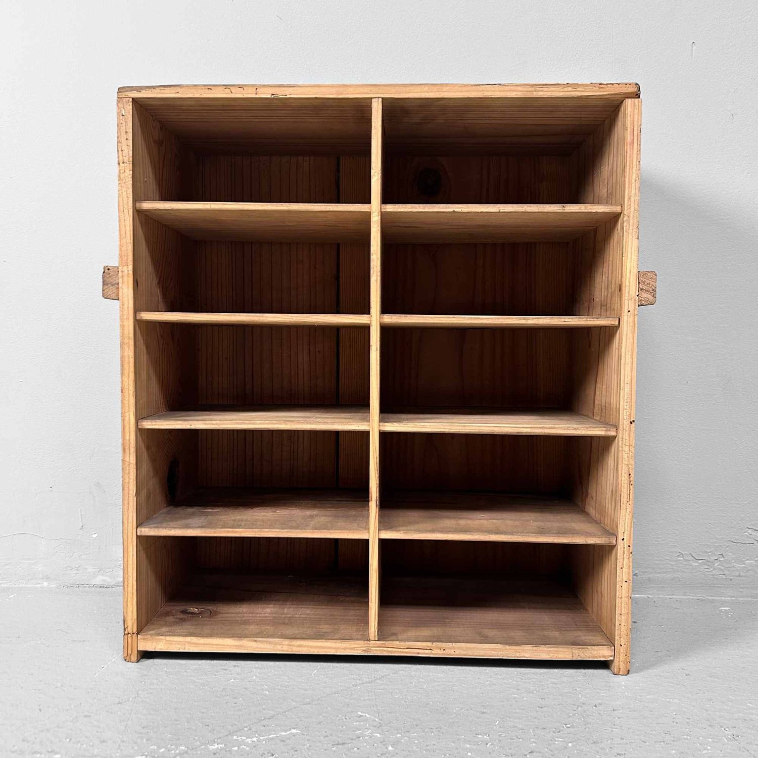 Klein Houten Opbergmeubel, Meiji periode, Japan.