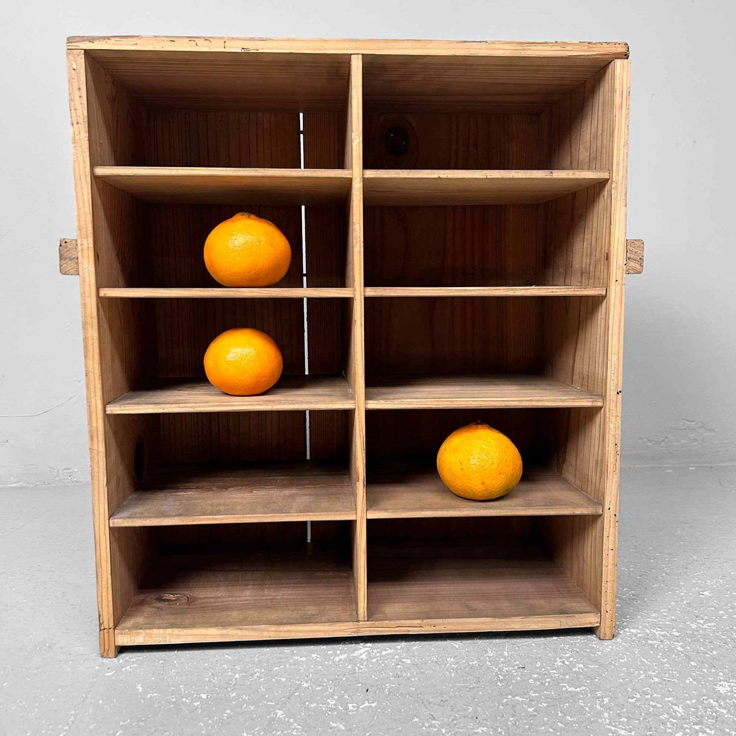 Klein Houten Opbergmeubel, Meiji periode, Japan.