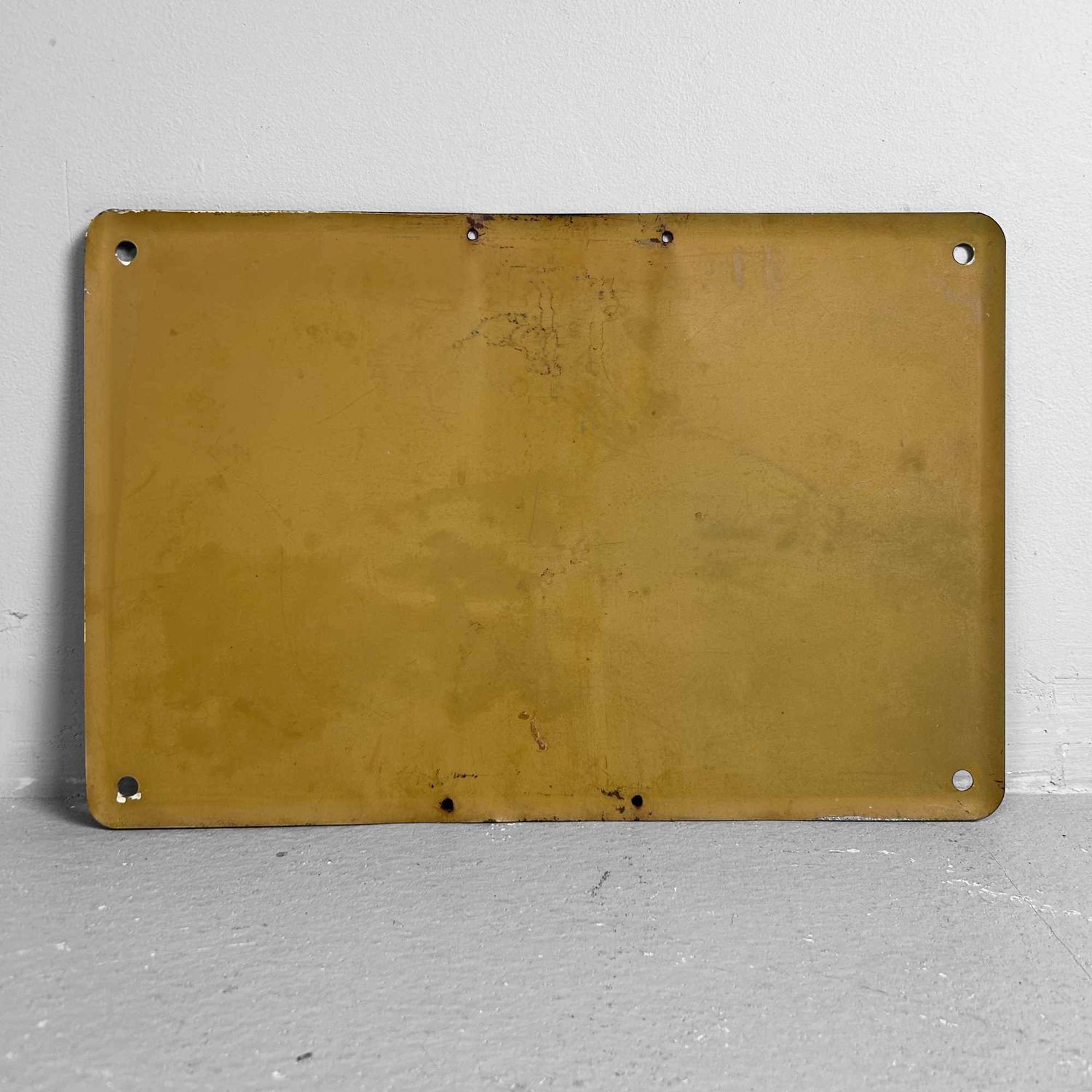 Vintage Japanese Metal Signpost​, Hokkaido, 1980s.