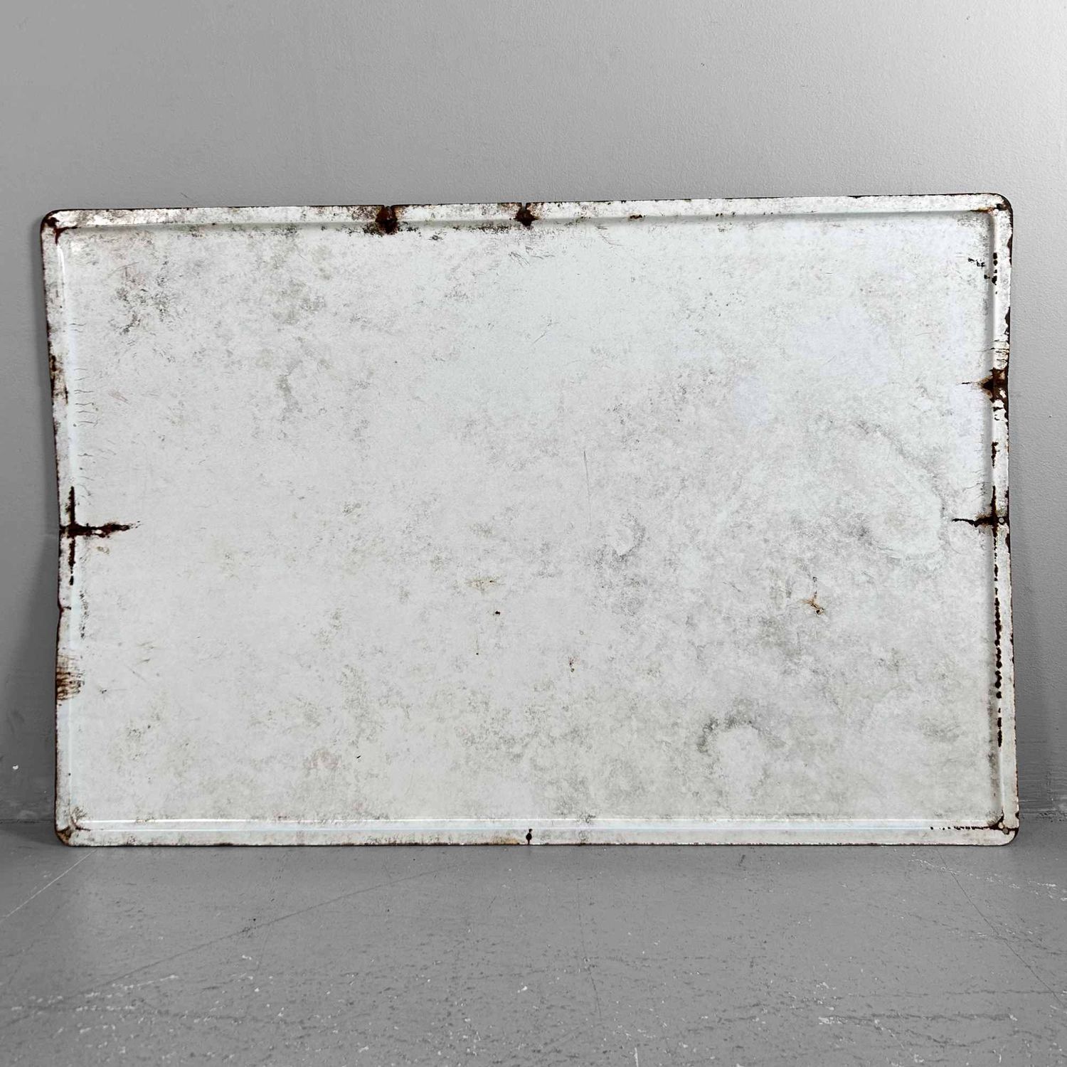 Japanese Enamel Advertising Sign 'Marufuku,' Shōwa Period.