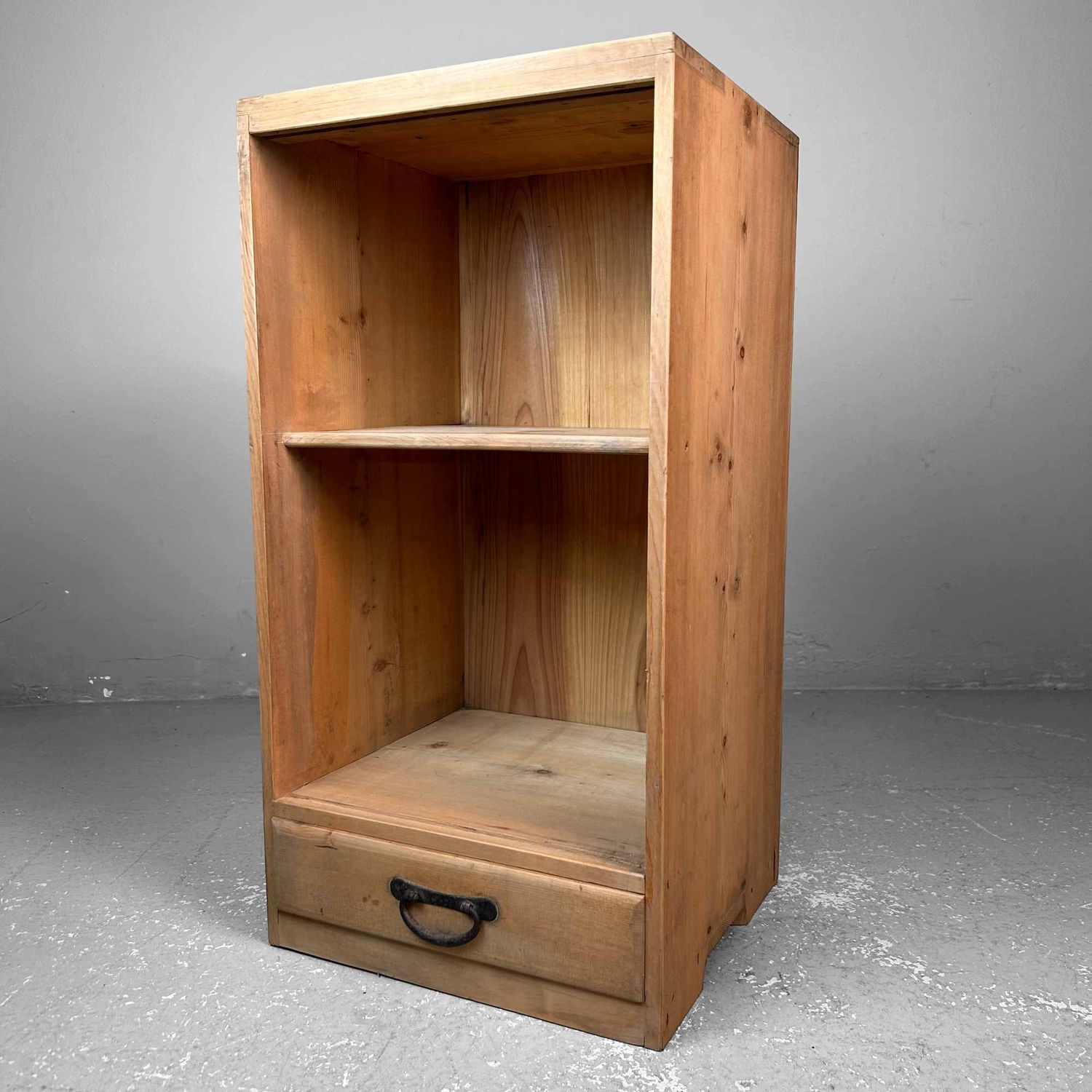 Small Japanese Side Cabinet with Drawer, Taishō Period.