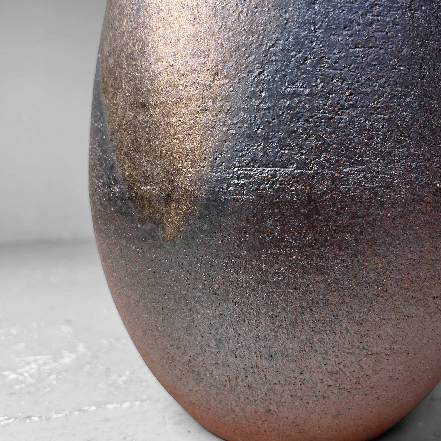 Ceramic Ikebana Flower Vase, Shigaraki, Japan. Ceramic Ikebana Flower Vase, Shigaraki, Japan.