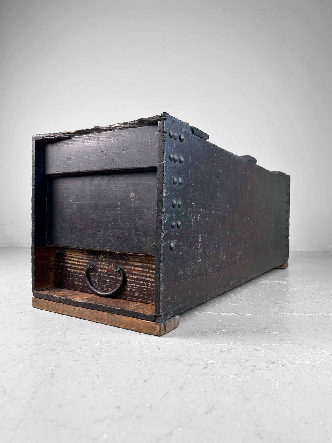 Antique Japanese Storage Chest with Drawer, Edo Period.