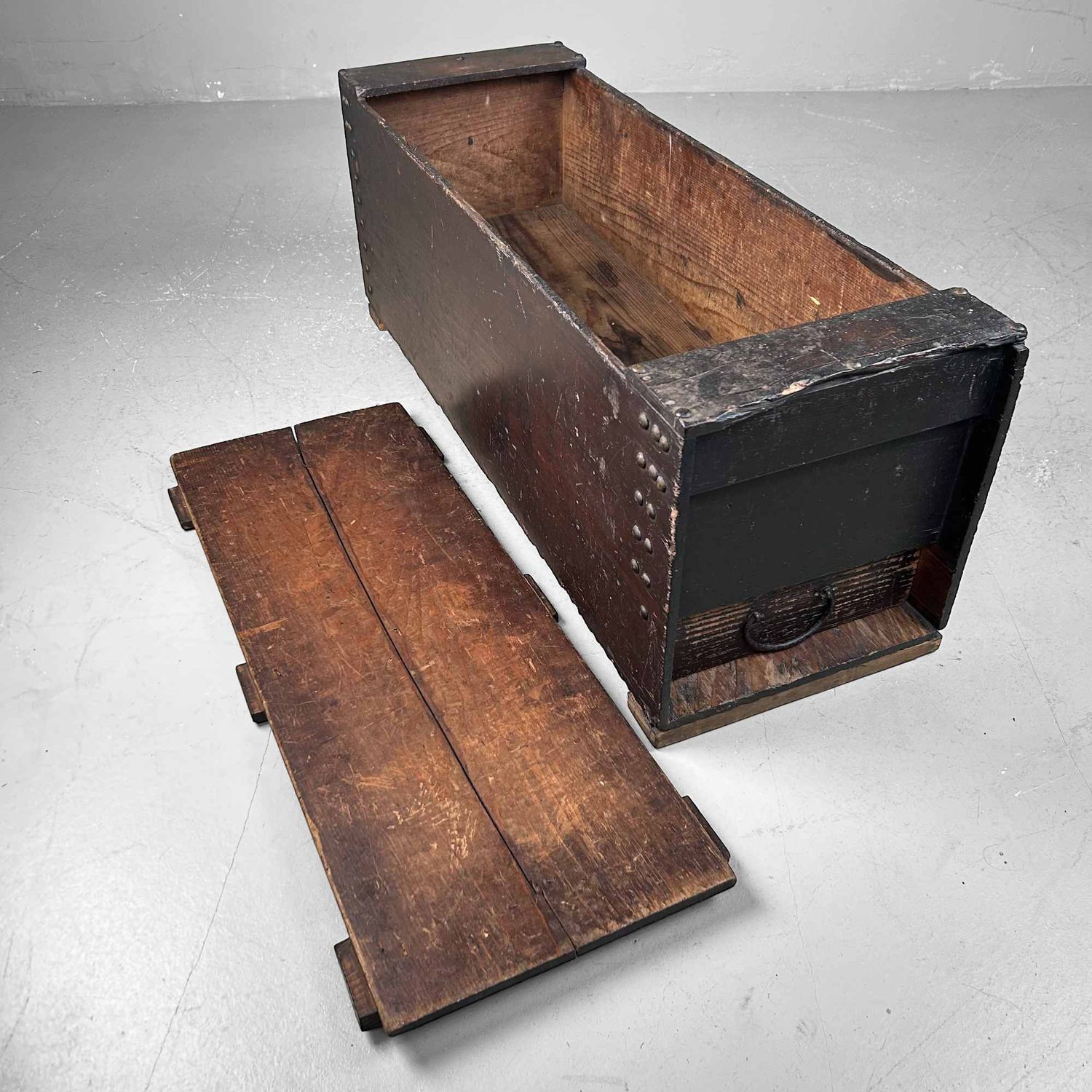 Antique Japanese Storage Chest with Drawer, Edo Period.