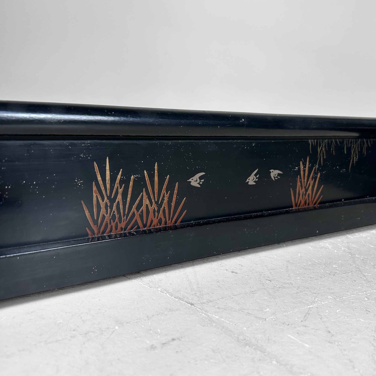 Antique Japanese Wooden Kimono Stand (Ikō), Taishō Period.