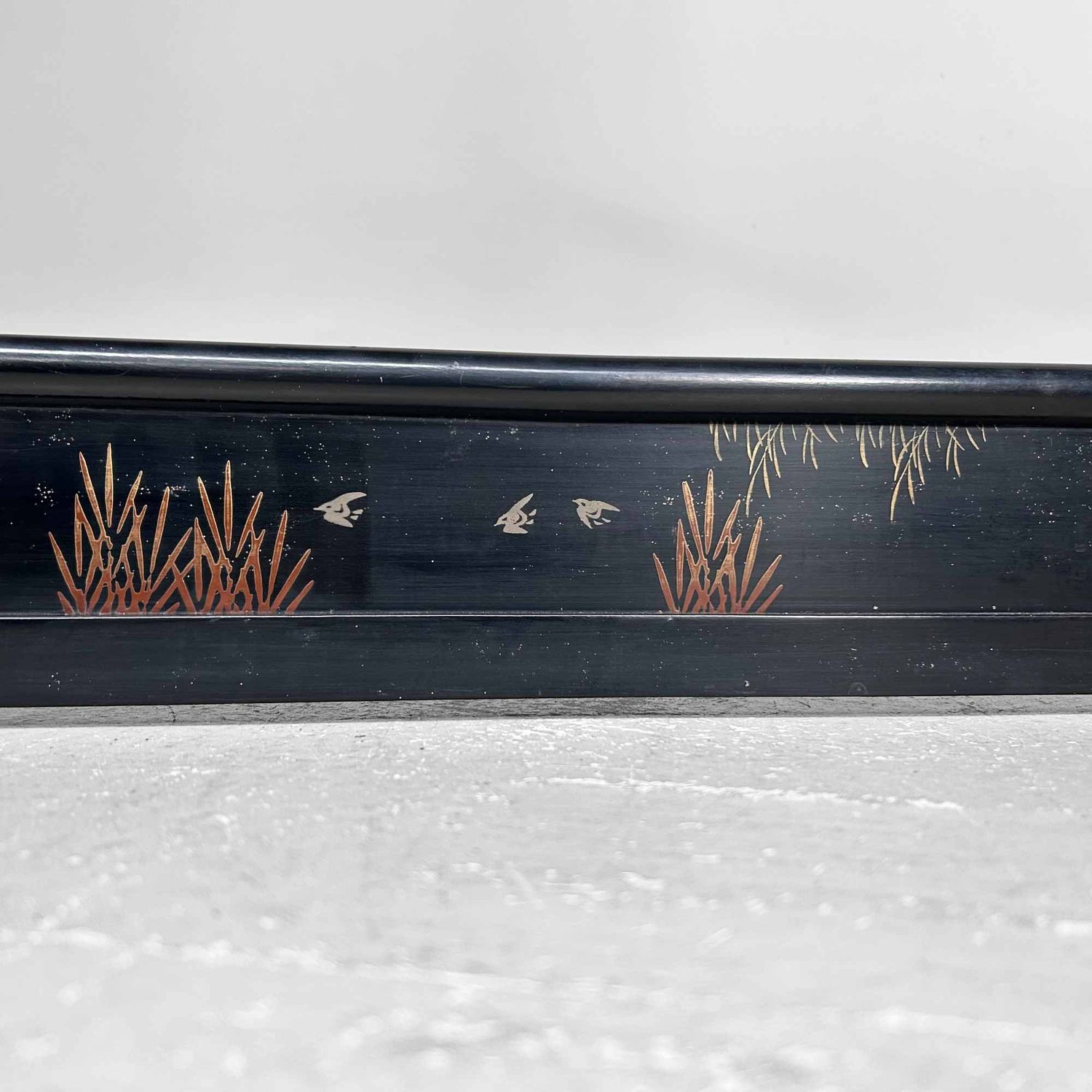 Antique Japanese Wooden Kimono Stand (Ikō), Taishō Period.