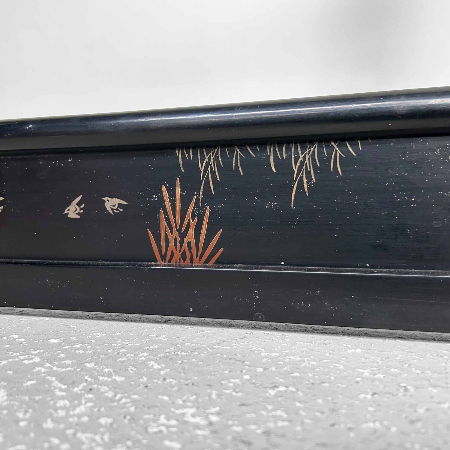 Antique Japanese Wooden Kimono Stand (Ikō), Taishō Period.