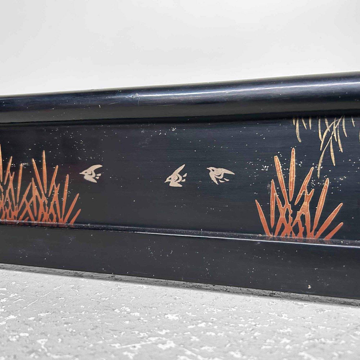 Antique Japanese Wooden Kimono Stand (Ikō), Taishō Period.