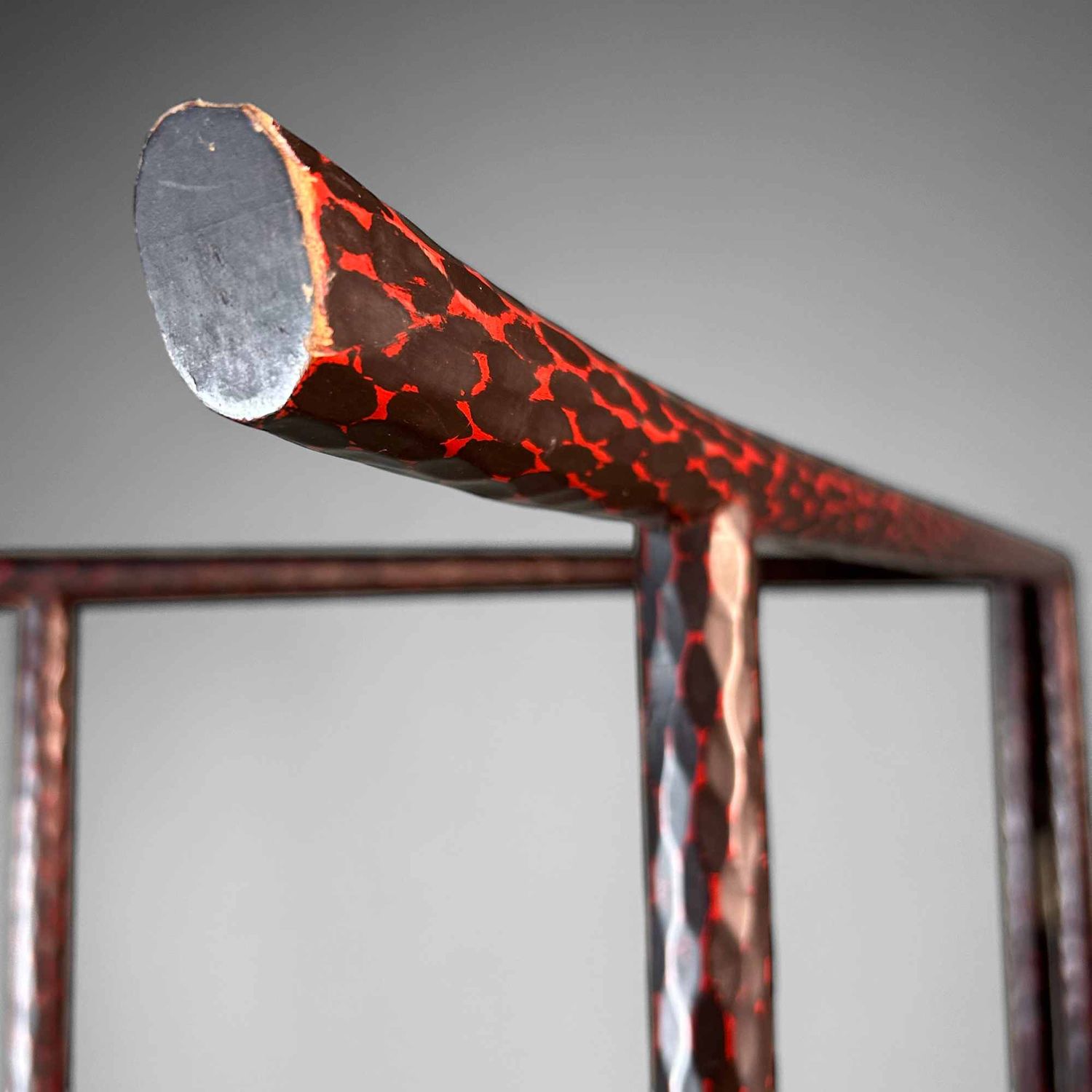 Japanese Wooden 'Kamakura Bori' Kimono Hanger Stand (Ikō), Shōwa Period.