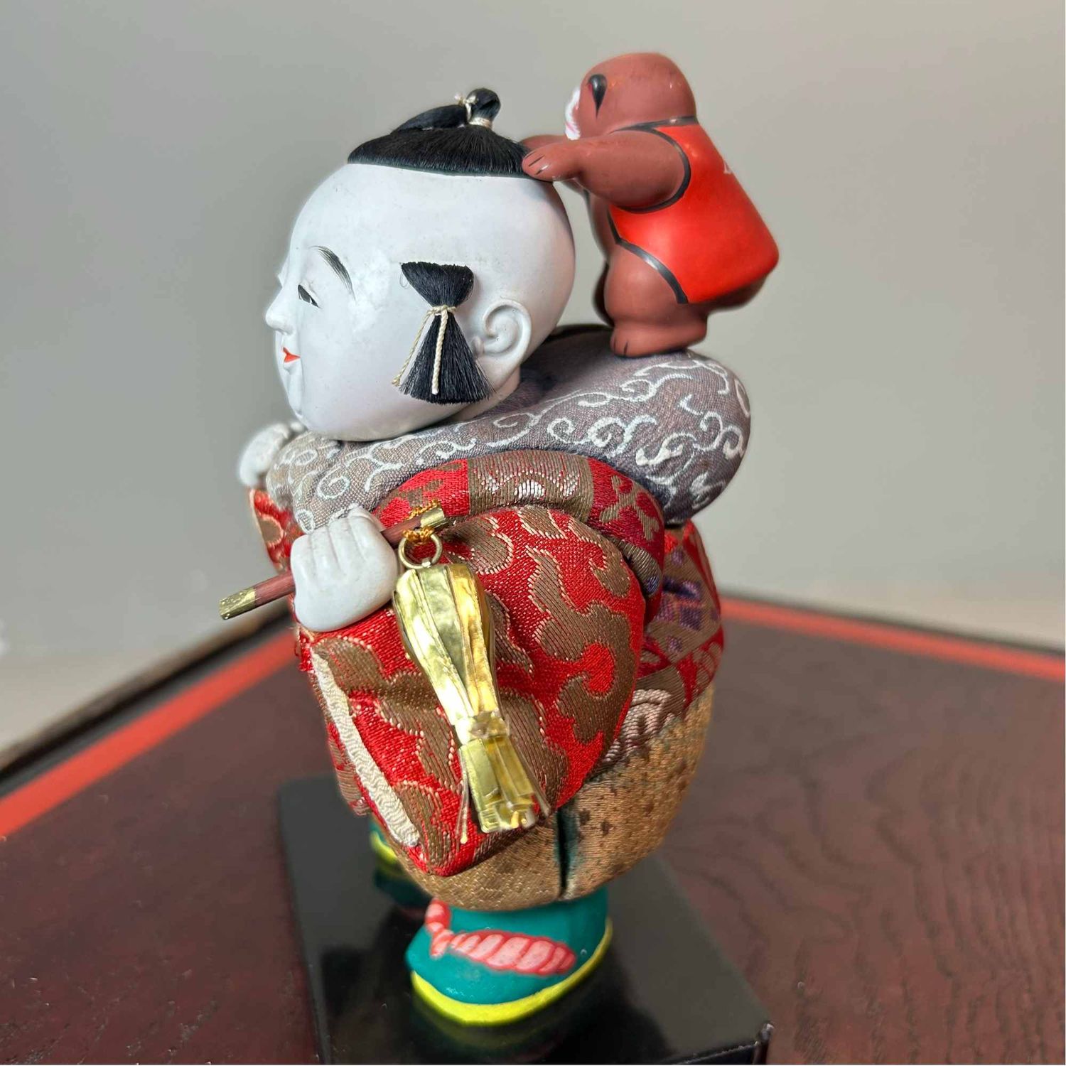 Set Gosho Ningyō (御所人形) of Hofpoppen, Japan, Shōwa Periode.