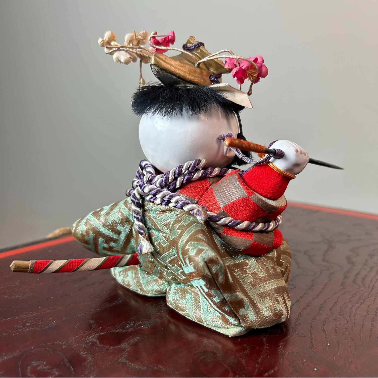 Set Gosho Ningyō (御所人形) of Hofpoppen, Japan, Shōwa Periode.