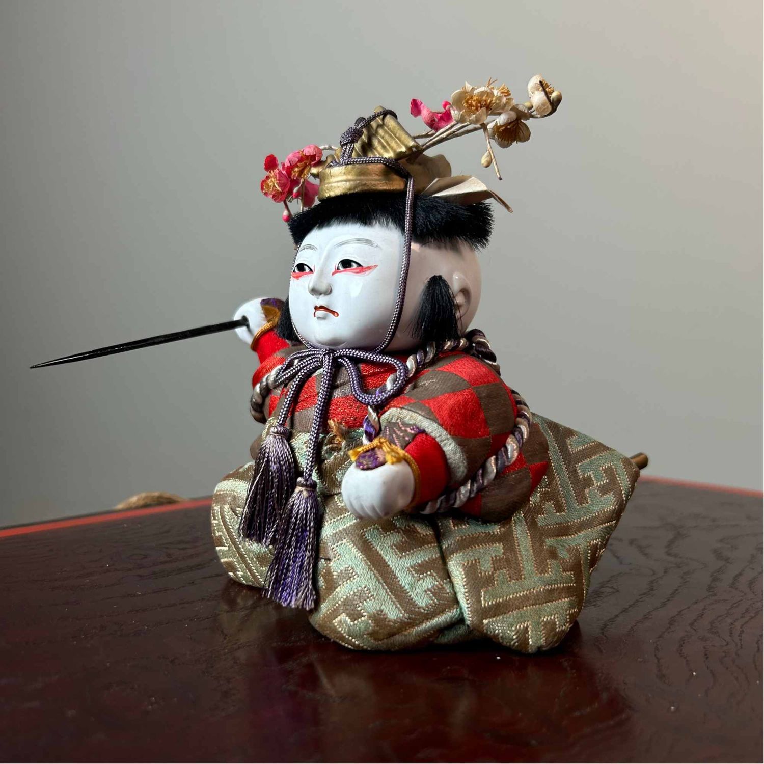 Set Gosho Ningyō (御所人形) of Hofpoppen, Japan, Shōwa Periode.