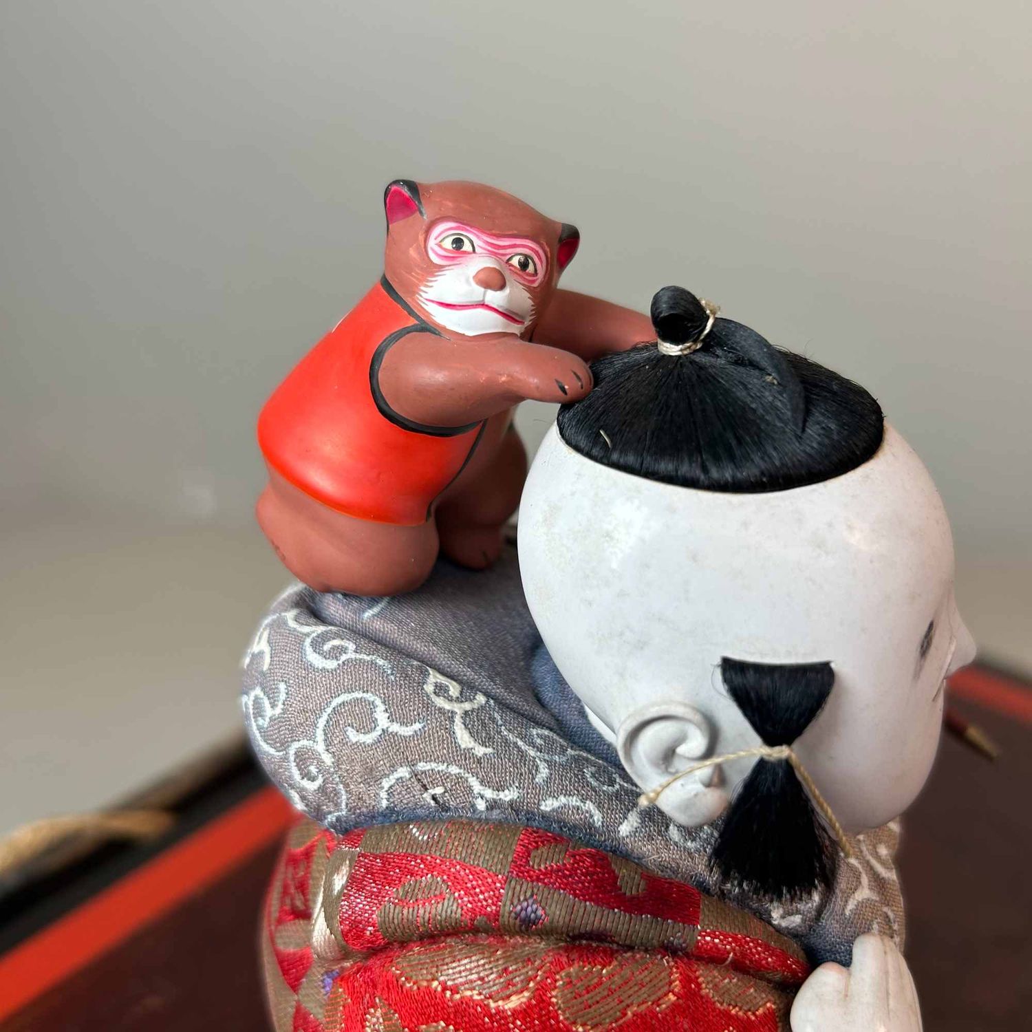 Set Gosho Ningyō (御所人形) of Hofpoppen, Japan, Shōwa Periode.