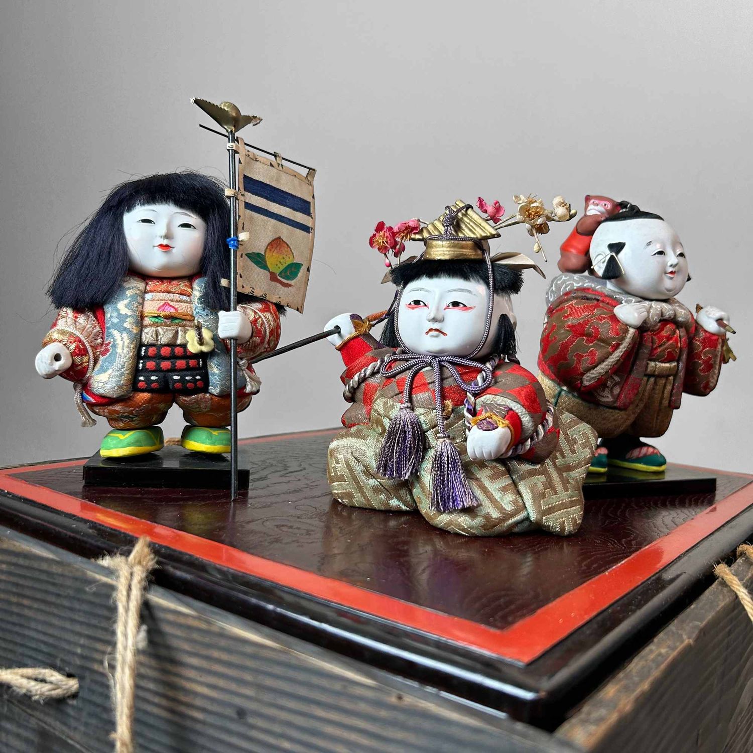 Set of Gosho Ningyō (御所人形) or Palace Dolls, Japan, Shōwa Period.