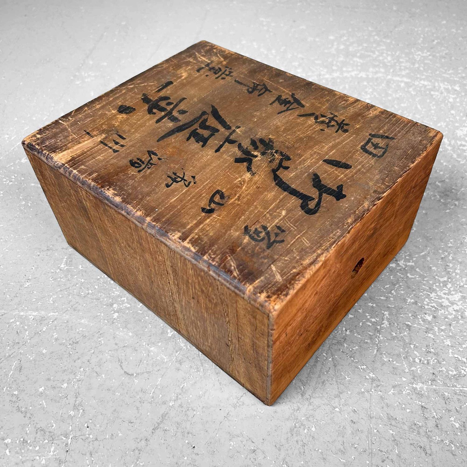 Japans houten Huisapotheek Kistje met Lade, jaren '40-'50.