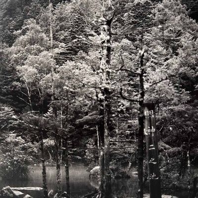 Kamigōchi, 1980s - Black-and-White Photo, Japan.
