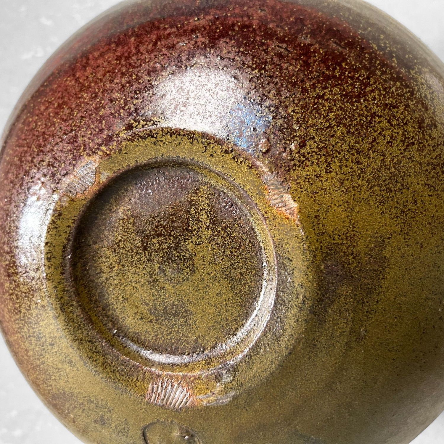 Mid-Century Shigaraki Ikebana Flower Vase, Shōwa Period, Japan.