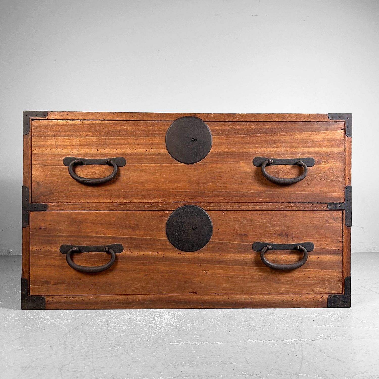 Traditional Tansu Chest of Drawers, Meiji Period, Japan.
